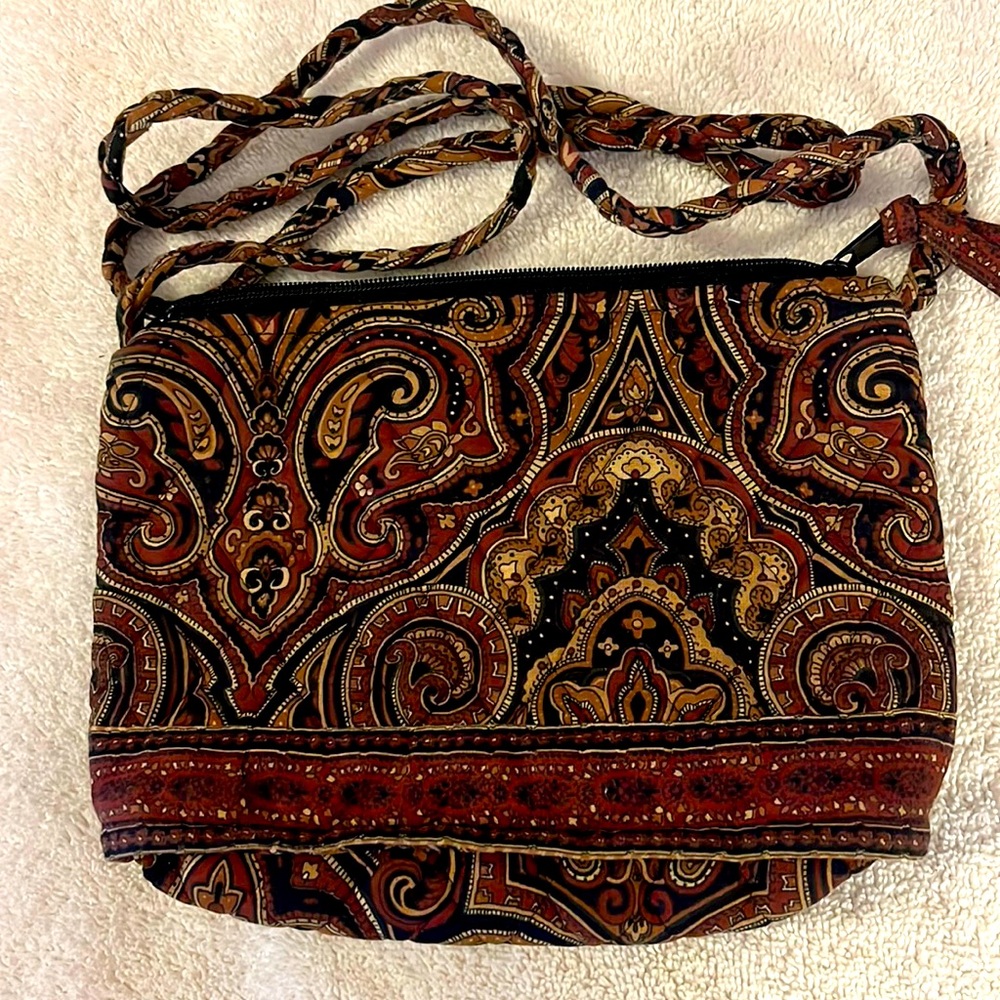 Mocha Braided Strap Petite Bag